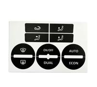Interior Button Repair Decal Compatible with VW for Golf for MK5 for Passat AC Window Climate Worn Peeling Buttons Repair Sticker Auto Accessories