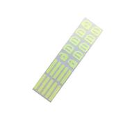 Interior Button Sticker Universal 18Pcs Car Luminous Door Window Lift Button Stickers Windows Control Panel Decals Interior Sticker Auto Accessories