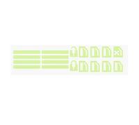Interior Button Stickers 1Pc Car Window Lifter Luminous Switch Button Stickers Universal Door Lift Night Decoration Fluorescent Decals
