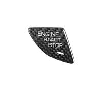 Interior Button Stickers Compatible with Cadillac ATS Engine Start Button Carbon Fiber Style Decorative Sticker