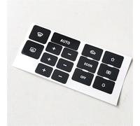 Interior Button Stickers Compatible with for A6 C5 Car Interior Heater AC Climate Control Button Repair Sticker Decals Kit Car Stickers Auto Accessories