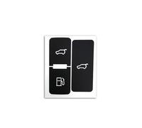 Interior Button Stickers Compatible with for Q7 4L 2006-2015 Button Repair Stickers Accessories Interior Tuning Decal Dashboard AC Control(Fuel Tank)