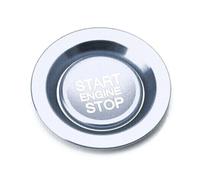 Interior Button Stickers Compatible with Jaguar XF XJ XE for F-Pace for F-Type CNC Car Keyless Engine Start Button W/Ring Decoration(Color 3)