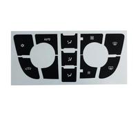 Interior Button Stickers Compatible with Opel for Astra J for Holden 2009-2015 Radio Button Sticker Repair Decals Dashboard Fixing Climate Control CD MP3 Panel(Color 1)