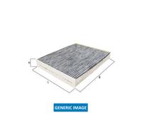 MAHLE LAK 751/S Interior Cabin Air Filter - Carbon Activated Pollen Filter - with odor protection - Car