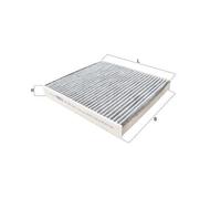 Interior Cabin AC Air Pollen Filter Fits Tesla Model S 10 MAHLE LAK 2158