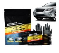 Interior Car Wipes | Coating Cleaner for Vehicle - UV Resistant Car Cleaning Wipes for Dashboard Leather Restoration Travel SUV Truck RV Detailing