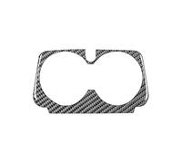 Interior Cover Trim For Benz W205 C180 C200 C300 C For GLC Class X253 2015-2022 Carbon Fiber Center Console Cup Holder Trim Frame Sticker Car Accessories Frame Cover Trim