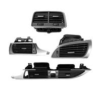 Interior Dash Air Vent Cover For A6L 2012 2013 2014 2015 2016 2017 2018 Car Air Conditioner Outlet Conditioning Vents Grille AC(4*high)