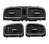 Interior Dash Air Vent Cover For VW For Golf 6 MK6 For GTI 2009-2013 Auto Front Rear Left Right Air Conditioning Outlet Vent 5K0819728 5K0819703 5K0819704 Car AC Grille(3 pieces)