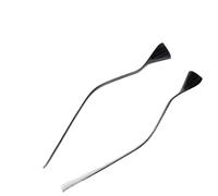 Interior Decal Trim 2PCS ABS Chrome Car Center Control Armrest Glitter Sequins Trim Strips For Skoda For Kodiaq 2017 2018 2019 2020 HQGQCEZEK(Black)