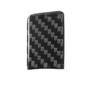 Interior Decal Trim Carbon Fiber Electronic Handbrake Parking Button Trim Stickers Anti-Scratch for A6 C6 2005 2006 2007 2008 2009 2010 2011 HQGQCEZEK(Carbon Black LHD)