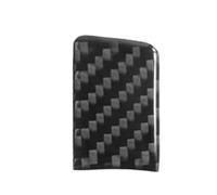 Interior Decal Trim Carbon Fiber Electronic Handbrake Parking Button Trim Stickers Anti-Scratch for A6 C6 2005 2006 2007 2008 2009 2010 2011 HQGQCEZEK(Carbon Black RHD)