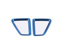 Interior Decal Trim Stainless Steel Car Dashboard Air Conditioning Vent AC Outlet Decoral Frame Cover Trim for Skoda for Kodiaq 2017 2018-2025 HQGQCEZEK(Silver)