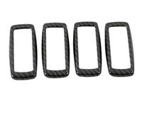 Interior Decal Trim Steering Wheel Trim Rear Air Outlet Headlights Window Switch Panel Cover For Skoda For Kodiaq 2017 2018 2019 2020 HQGQCEZEK(ABS carbon fibre4)