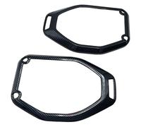 Interior Decal Trim Top Speaker Audio Surround Trim 2pcs/Set for Jeep for Wrangler JL JLU 2018 2019 2020 2021 for Gladiator JT Trunk 2020 2021 HQGQCEZEK(Carbon Fiber)