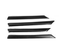 Interior Decoration 4Pcs For Civic For Sedan 10th For Gen 2016 2017 2018 2019 2020 2021 ABS Carbon Fiber Style Door Panel Stripe Overlay Decorative Molding Trim
