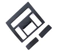 Interior Decoration Car Interior Front Reading Light Switch Cover ABS Plastic Accessories 3pcs For Toyota Land Cruiser Prado 250 LC250 2024-2025(Carbon Fiber)