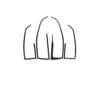 Interior Decoration For Q3 2013-2017 Window Glass Lifting Buttons Frame Cover Trim 4Piece Car Door Armrest Panel Decoration(Silver)