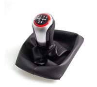 Interior Decoration For Skoda Octavia 2 For A5 A6 2004-2012 Gear Shift Knob With PU Leather Gaiter Boot Cover 5/6 Speed Lever Change Knob(5 Speed)