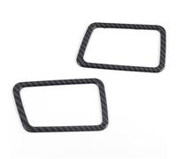 Interior Decoration For Subaru For WRX For STi 2015-2021 ABS Carbon Fiber Printed Interior Side Air Vent Outlet Cover Trim Decoration Trim(Upper Cover)
