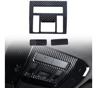 Interior Decoration For Toyota Land Cruiser Prado 250 LC250 2024-2025 ABS Plastic Car Interior Front Reading Light Switch Cover Accessories 3pcs(Carbon Fiber)