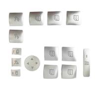 Interior Decoration Trim Compatible with Benz for CLA200 2013-2019 for CLA250 2014-2019 for GLA250 2014-2019 14 Pcs Car Window Switch Button Repair Stickers