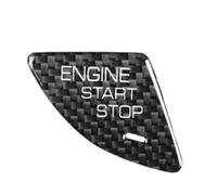 Interior Decoration Trim Compatible with Cadillac for ATS for ATS-L Car Engine Start Stop Button Cover Sticker Auto Interior Decoration Accessories(Black)