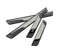 Interior Decorative Trim Car Door Sill Pedal Welcome Scuff Plate Decoration Cover For Mazda CX90 CX-90 2022 2023 2024 Stainless Steel Accessories