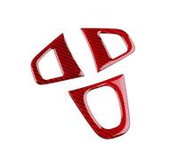 Interior Decorative Trim LHD RHD Car Steering Wheel Button Sticker For Fluence For Megane RS 2009-2014 Interior Decoration Accessories(Carbon Look2)