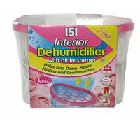 Interior Dehumidifier With Air Freshener - Lemon Scented - Helps Stop Damp