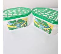 Interior Dehumidifier 2 Pack - Moisture Absorber for Home, Bedroom, Bathroom & Wardrobe - Damp Control & Condensation Remover - Anti Mould & Humidity Solution