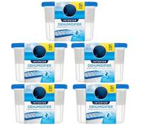 Interior Dehumidifier Pack of 5 X 500ml Stop Damp,Mould Mildew & Condensation Trap Moisture Absorber Stop Damp, for Damp Smell Remover in Wardrobe, Home, Kitchen, Garage, Bedroom, Caravan, Office