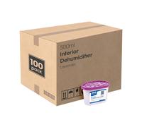 Interior Dehumidifiers - 500ml - Lavender - 100x Moisture Trap Harbour Housewares Purple One Size