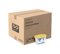 Interior Dehumidifiers - 500ml - Vanilla - 50x Moisture Trap Harbour Housewares Yellow One Size