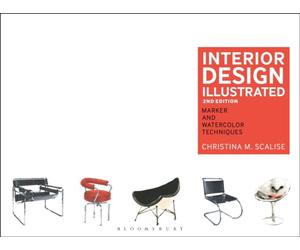 INTERIOR DESIGN ILLUSTRATED by Christina M. Scalise Paperback Self Help Business