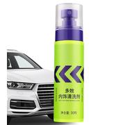 Interior Detailer Spray - 90ml Fabric Seat Cleaner for Garage and Vehicle, Fast-Acting Formula with Convertible Component Care, Home Cleaning Aid for Roof, Ceiling, Board, Underseat
