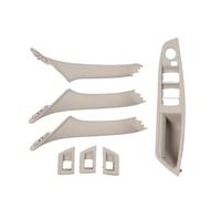 Interior Door Handle Door Handle Interior Door Window Switch Panel Pull Handle RHD Right Hand Driver 7PCS Set For BMW F10 F11 F18 520 523 525 528 530(Model B Oyster)
