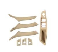 Interior Door Handle Door Handle Interior Door Window Switch Panel Pull Handle RHD Right Hand Driver 7PCS Set For BMW F10 F11 F18 520 523 525 528 530(Model B Beige)