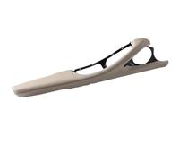 Interior Door Handle For BMW 5 Series F10 F11 LHD Interior Parts Door Handle Armrest Pull Assembly Genuine Leather Inner Door Panel Frame Car Door Handle(Oyster)