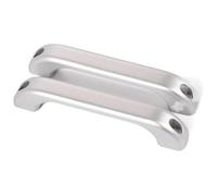 Interior Door Handle for Land for Rover for Defender 90 110 2004-2018 Aluminum Alloy Inner Door Grab Handle Car Interior A/B-Pillar(Silver)