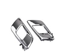 Interior Door Handle for Ranger Everest 2012-2021, ABS Plastic Chrome Linkage Inner Pull Cover Handles Armrest Switch Panel Accessories,GlossyPair-normal