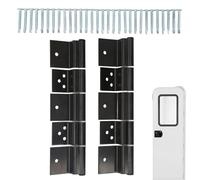 Interior Door Hinges - RV Entry Hardware, Mobile Panel Set | Hinged Joint Structure, Mount Replacement Parts with Steel Hinge Plate for Home Cabin, Trailer Vehicle, Travel Caravan Repair Task
