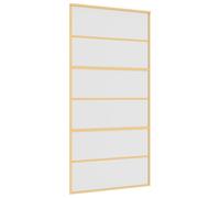 Interior Door Inner Internal Door Panel Tempered Glass and Aluminium vidaXL