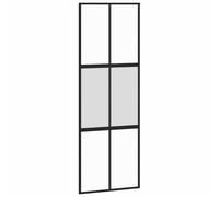 Interior Door Inner Internal Door Panel Tempered Glass and Aluminium vidaXL