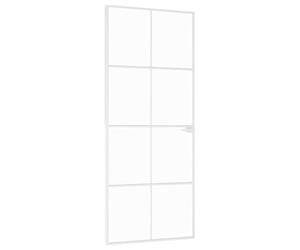 Interior Door Inner Internal Door Panel Tempered Glass and Aluminium vidaXL