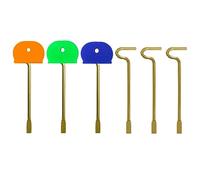 Interior Door Key Bathroom Emergency Key, Bedroom Replacement Solid Key for Interior Door - 6 Pack