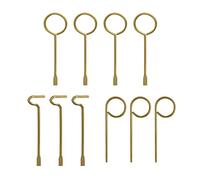 Interior Door Key for Bathroom Bedroom, Emergency Key for Door Knob Lock - Set of 10