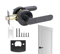 Interior Door Move with Lock - Privacy Keyless Project Lockset | Silent Door for Bedroom, Bathroom, Home, Family, Secure Passage Lock with Durable Design p