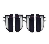 Interior Door Pull Handle NAPA for Subaru for Forester 2.5L 2003-2008 1/2/4 Pieces Interior Door Handle Front or Rear Left Driver Right Passenger Chrome Plated(Set of 4 Sides)
